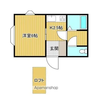 ヴィラ友丘【1階】の間取り