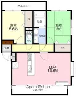 アバンティー2【2階】の間取り