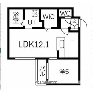 WALPOLE PARK 千歳【2階】の間取り