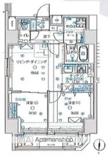 ルクレ墨田緑Ⅲ【701号室】の間取り