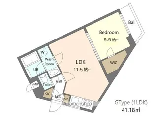 ALIVIS新江古田【2階】の間取り