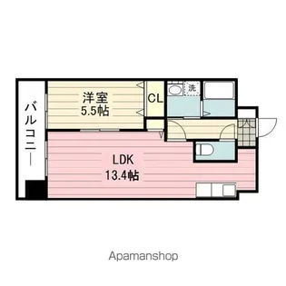 サニーコート【4階】の間取り