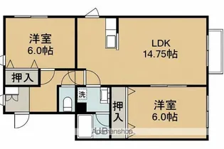 RMメゾンNO.2【101号室】の間取り