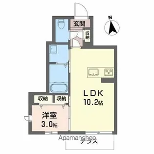 STUDIO A【1階】の間取り