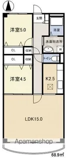 並柳ハイツ【105号室】の間取り