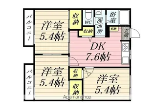 神奈川県横浜市港南区港南台6丁目【アパート】の間取り