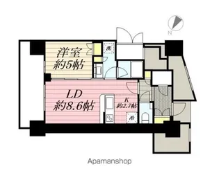 照葉ザ・タワー【35階】の間取り