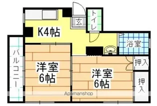 アベニュー医生ケ丘【3階】の間取り