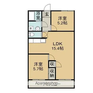 SUN HEIGHTS【5階】の間取り