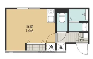 ロッシェル相模原1【1階】の間取り