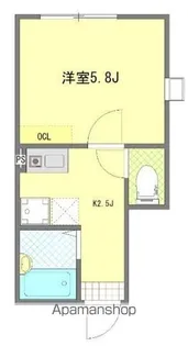 東京都杉並区高円寺南1丁目【アパート】の間取り
