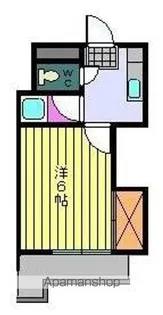 サザンコート永代【102号室】の間取り