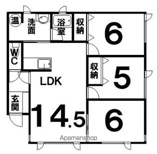 サンガーデン2【2階】の間取り