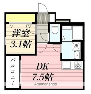 HALE LEA春日【101号室】の間取り