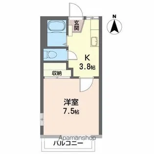ローワン・ツリー【2階】の間取り