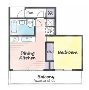 新高円寺ツインビル【7階】の間取り