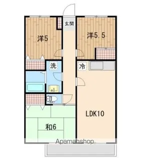 クリオ大泉学園【1階】の間取り