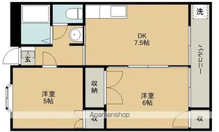 ハミングパークB3【2階】の間取り