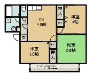 マウント御岳【2階】の間取り