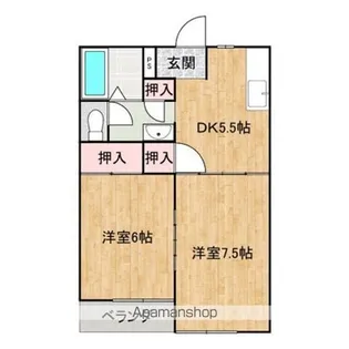 サザンクロス・ビュー【2階】の間取り