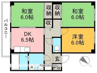 アップルハウス【3階】の間取り