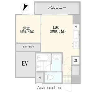 LEXIA【4階】の間取り