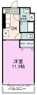 ポローニア北番町【103号室】の間取り