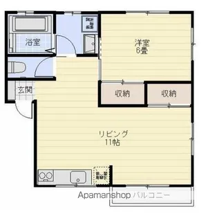 柿沼シティハイツB【2階】の間取り