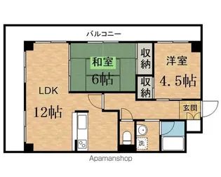 ベルファーム【5階】の間取り