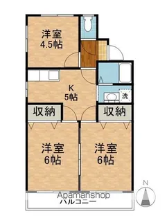 ヤングハイツ【3階】の間取り