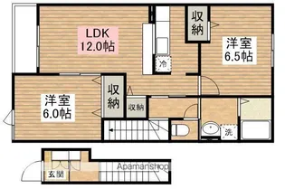 ソフィアB【203号室】の間取り
