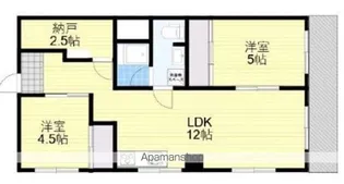 リンデンハイム白山【2階】の間取り