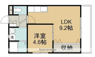 プチメゾン柿の木【2階】の間取り