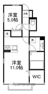 エスポワールK【1階】の間取り