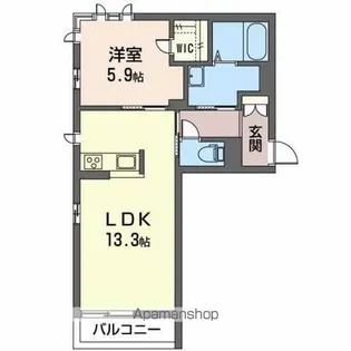アートタウン【1階】の間取り