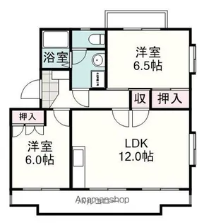 ドルフK【201号室】の間取り