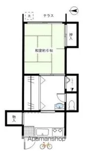 ハイツタチバナ【1階】の間取り