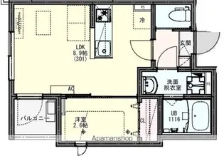 KEIAI RESIDENCE 馬橋【3階】の間取り