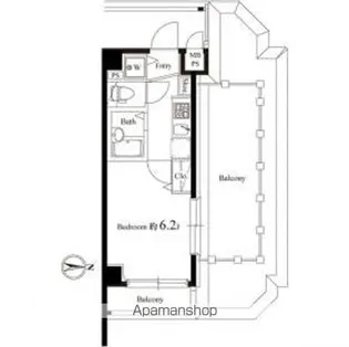 ヴェルト中野上鷺宮【3階】の間取り