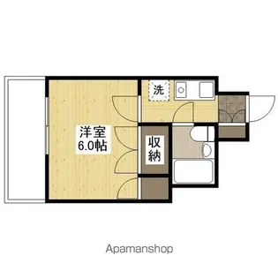 西村ビル【709号室】の間取り