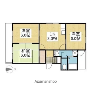 メゾン21【202号室】の間取り