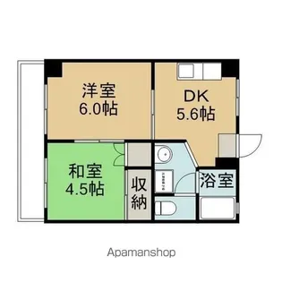 愛知県尾張旭市井田町2丁目【アパート】の間取り