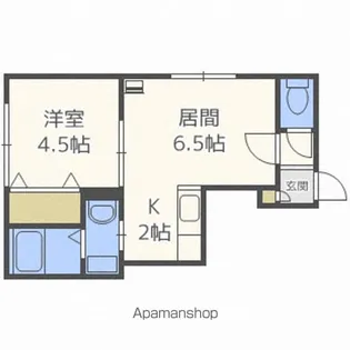 パークヒルズ中島公園【3階】の間取り