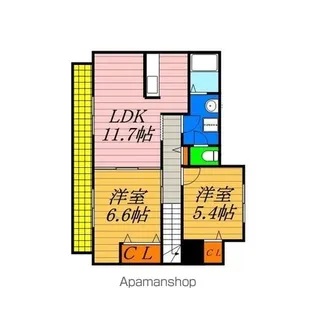 LEON【2階】の間取り