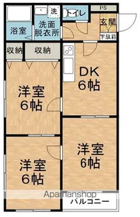 パストラル穂高【2階】の間取り