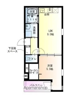フジパレス山之内 ノース【3階】の間取り
