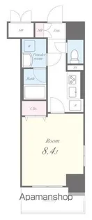 VOLGA BLDG アドグリシーヌ竜泉【7階】の間取り