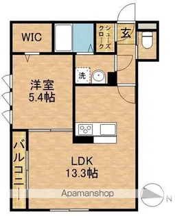 グランヒルズ鴨江【3階】の間取り