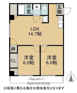 アーバンコート庄内弐番館【306号室】の間取り