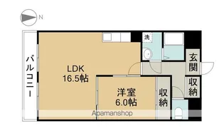 ルミエール緑【1階】の間取り